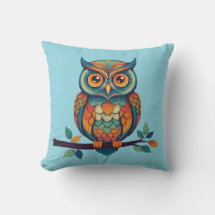 Coussin Mandala Owl