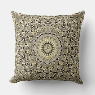 Coussin Mandala Tons Terreux Motifs Géométriques Intrinsèq