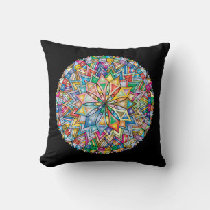 Coussin Mandala très Cool et coloré
