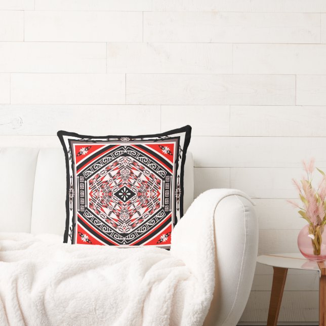 Coussin Mandala Tribal Nouveau (Canapé)