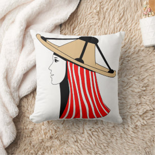 Coussin Mandil w Chachiya : Symboles de l'identité Jebalai