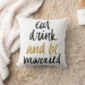 Coussin Manger Boire Être Marié (Couverture)