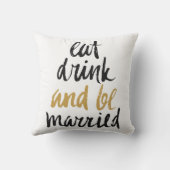Coussin Manger Boire Être Marié (Verso)