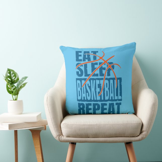 COUSSIN MANGER DORMIR BASKETBALL RÉPÉTER (Chaise)