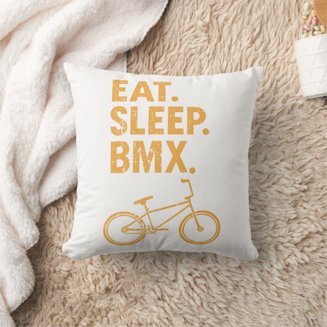 Coussin Manger, Dormir, BMX (Couverture)