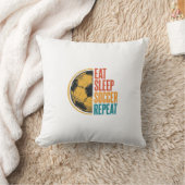Coussin Manger Dormir Football Répéter Conception de Maill (Couverture)