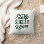 Coussin Manger Dormir Football Répéter Conception de T-Shi (Couverture)