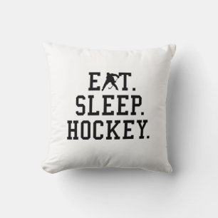 Coussin Manger Dormir Hockey - Les Amoureux du Hockey