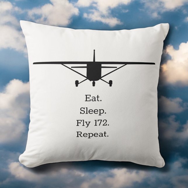Coussin Manger Dormir Voler 172 Répéter Avion (Créateur téléchargé)