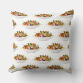 Coussin Mangez plus de plantes frais motivation salade let (Recto)