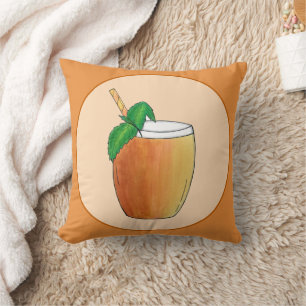 Coussin Mango Lassi Rafraîchissant Yaourt indien Boire Fru