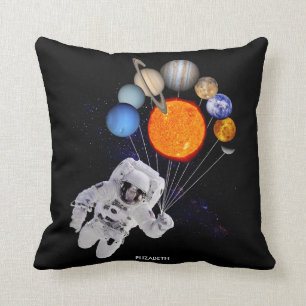 Coussin Manière laiteuse d'astronaute de planètes de
