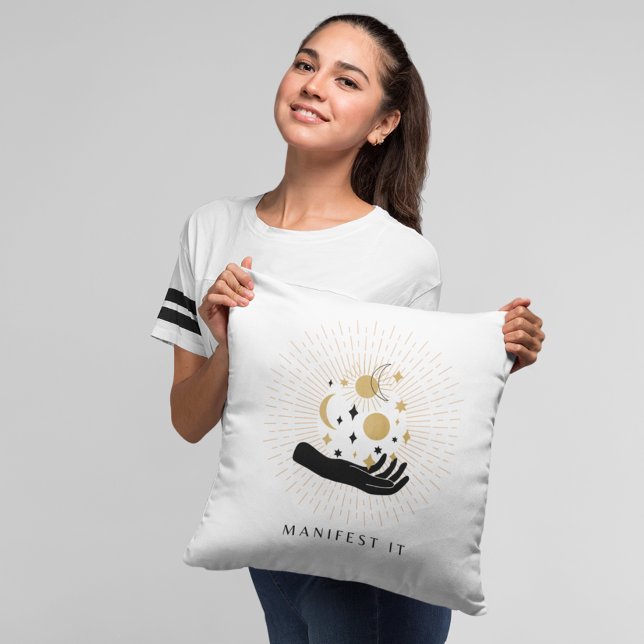 Coussin Manifeste Il Manifestation Affirmation céleste (Créateur téléchargé)