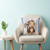 Coussin Manny le singe 2 côté (Chaise)