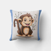 Coussin Manny le singe 2 côté (Verso)