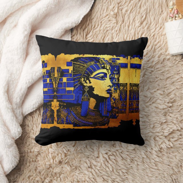 Coussin Manuscrits pharaoniques égyptiens énigmatiques (Couverture)