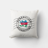 Map of Azerbaijan, Postal Passport Stamp, Travel S