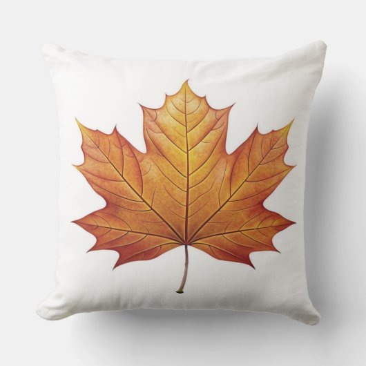 Coussin Maple Leaf Autumn Pillow (Recto)