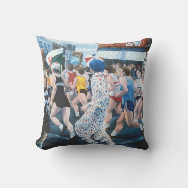 Coussin Marathon 1996 de Londres (Recto)