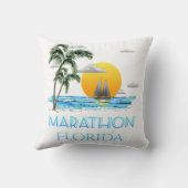 Coussin Marathon de la voile Floride (Verso)