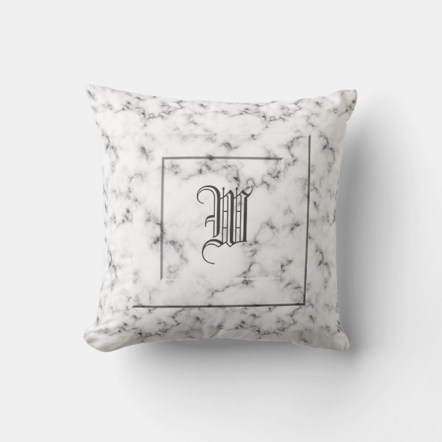Coussin Marble monogram (Recto)