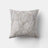 Coussin marbre blanc avec incrustation d'or (Verso)