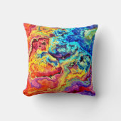 Coussin Marbre brillant et coloré (Recto)