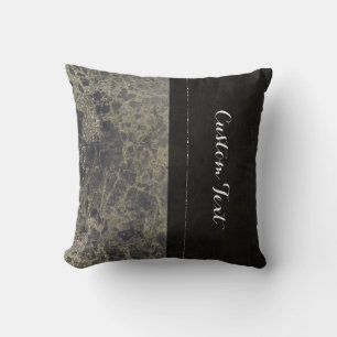 Coussin Marbre Glam Granite Shimmer Elégant Style Designer