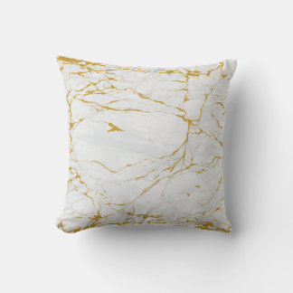 Coussin Marbre Golden Texture Motif sans couture