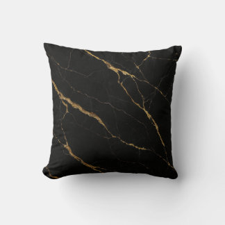 Coussin Marbre noir de luxe