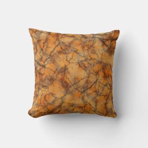 Coussin Marbre orange
