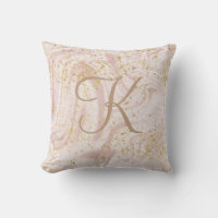 Marbre rose et blanc tourbillonnant paillettes dor
