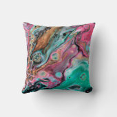 Coussin Marbre rose et vert (Verso)