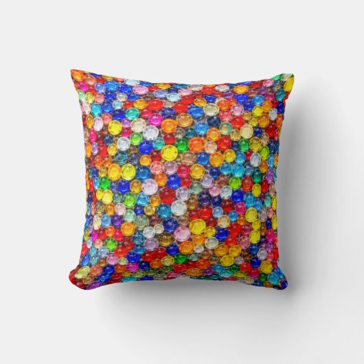 Coussin Marbres en verre coloré (Recto)