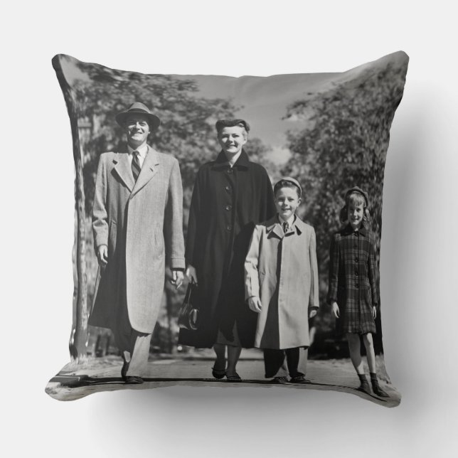 Coussin Marche de famille (Recto)