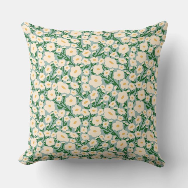 Coussin Marché de fleurs inspiré de Matisse - Helsinki (Recto)