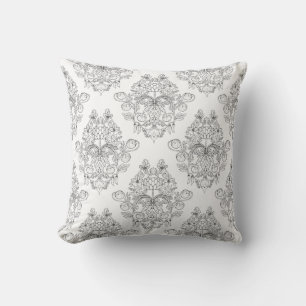 Coussin Marché Fraîche Damas