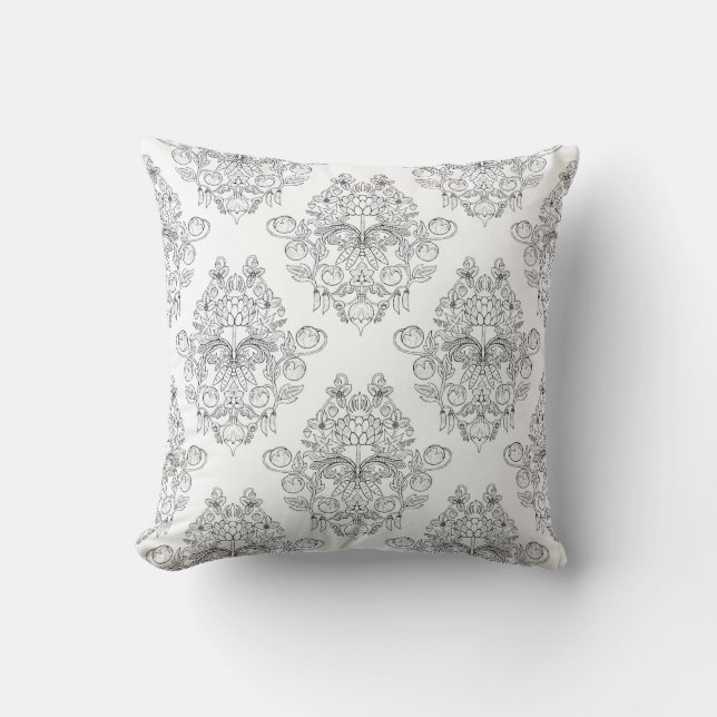 Coussin Marché Fraîche Damas (Recto)