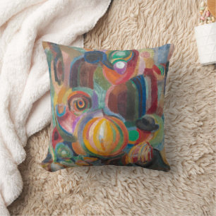 Coussin Marché portugais   Sonia Delaunay-Terk