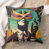 Coussin Mardi Gras L'Homme Fumeur (Couverture)