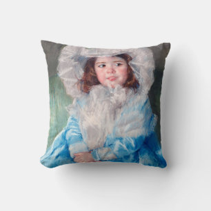 Coussin Margot en bleu, Mary Cassatt