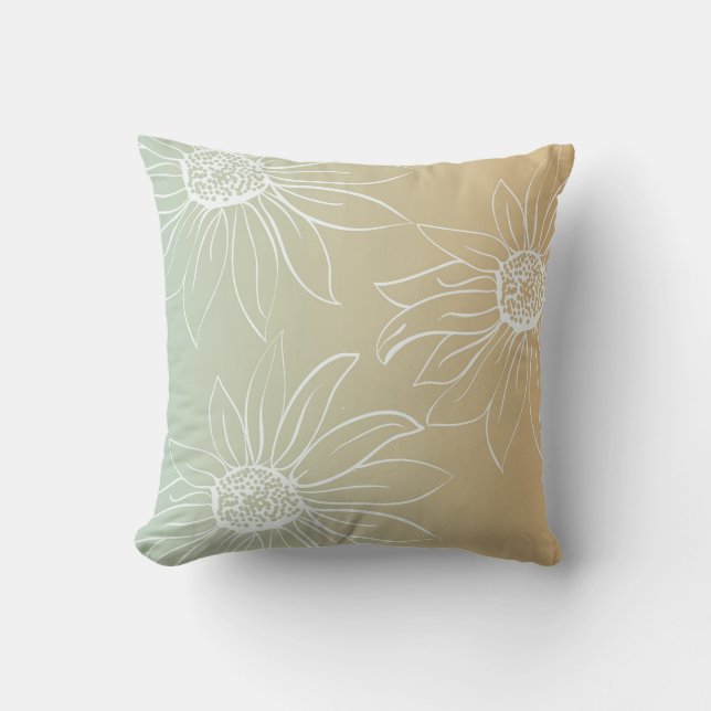 Coussin Marguerite blanche (Recto)