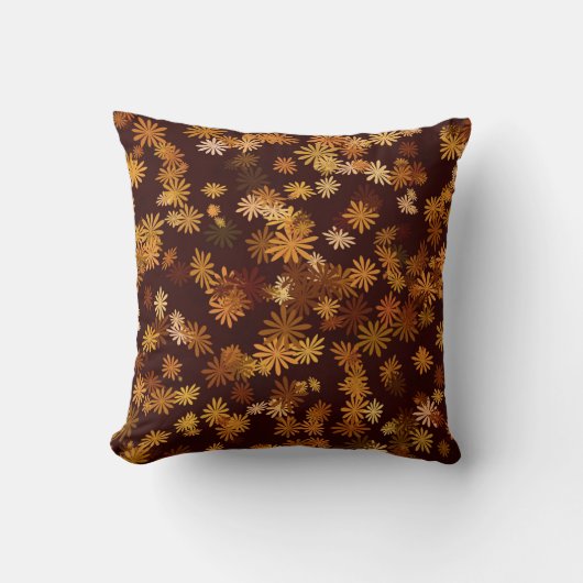 Coussin Marguerites d'Automne (Recto)