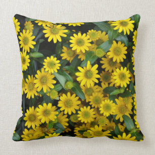 Coussin Marguerites jaunes