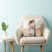 Coussin Mariage 2 Photo Memory Love Script (Chaise)