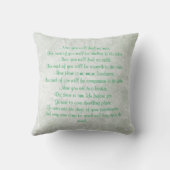 Coussin Mariage Apache Bénédiction / Prière Jeu d'oreiller (Verso)