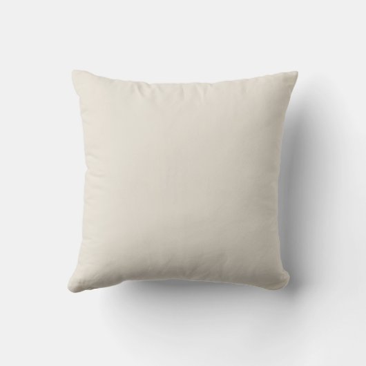 Coussin Mariage campagnard de crème M. et Mme Noël (Verso)