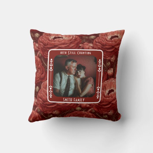 Coussin Mariage Conjoint Moderne Lancer L'Oreiller Pour Le (Verso)