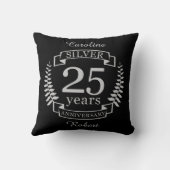 Coussin Mariage d'argent 25 ans (Verso)