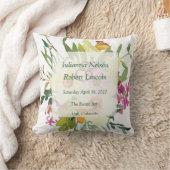 Coussin Mariage de bouquet jonquille de printemps (Couverture)